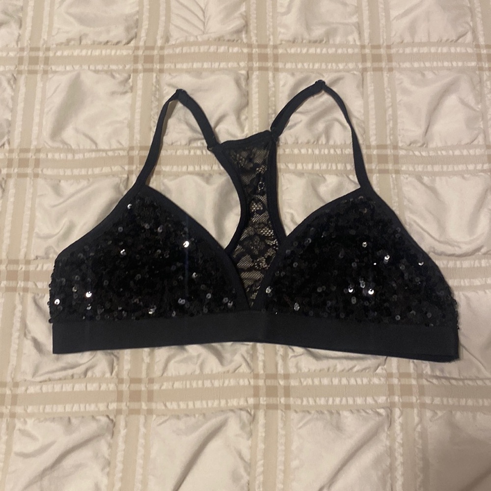 Victoria Secret VS PINK Sequin Lace Bralette